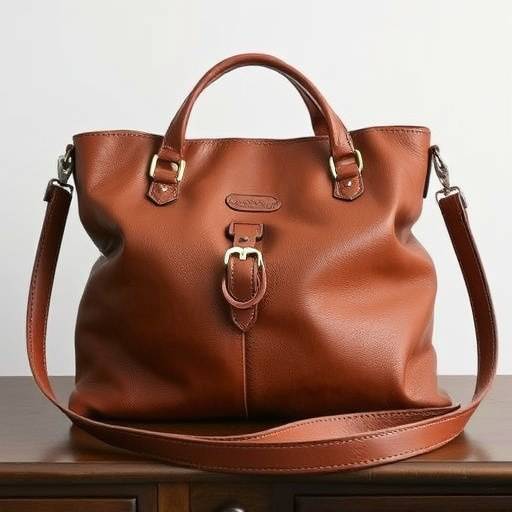 Borsa in pelle artigianale fiorentina con cuciture precise e design classico