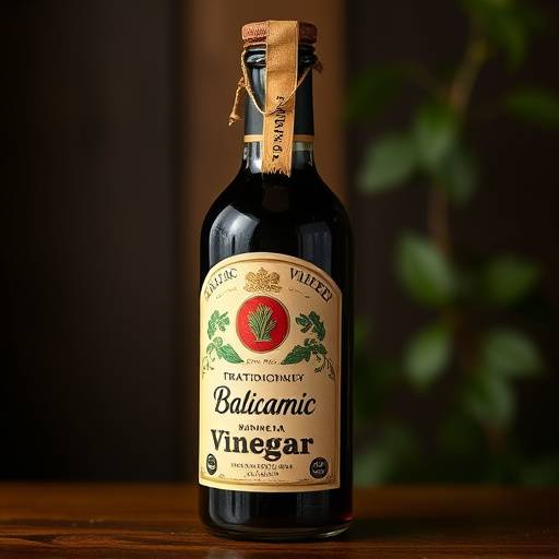 Bottiglia di aceto balsamico tradizionale di Modena