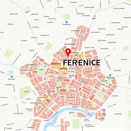 Mappa che mostra la posizione della sede di Tesori d'Italia a Firenze, con un indicatore che segnala la Piazza della Signoria.